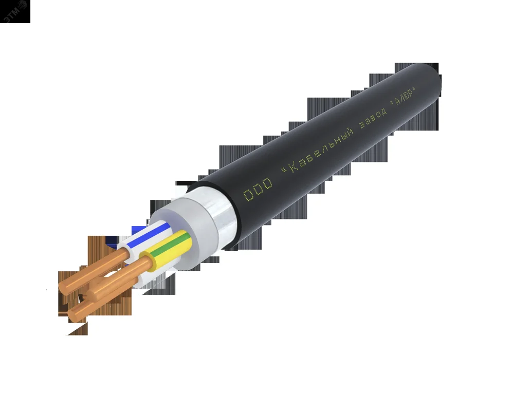 Кабель силовой ВВГЭанг(А)-LS 3х1.5 ок(N.PE)-1 Ч. бар