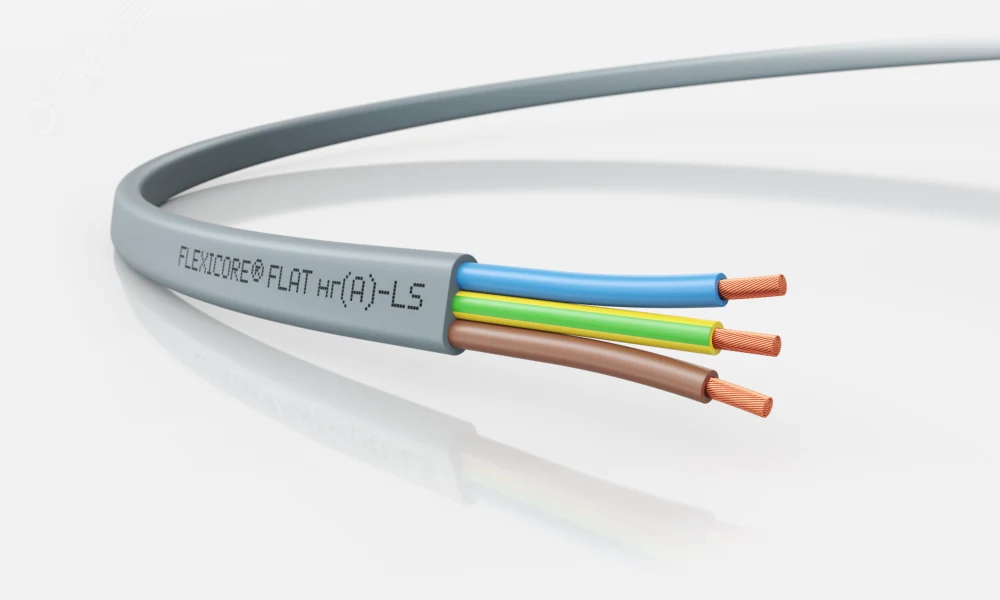 Кабель силовой FLEXICORE FLAT нг(А)-LS 3G2,5 (100м)