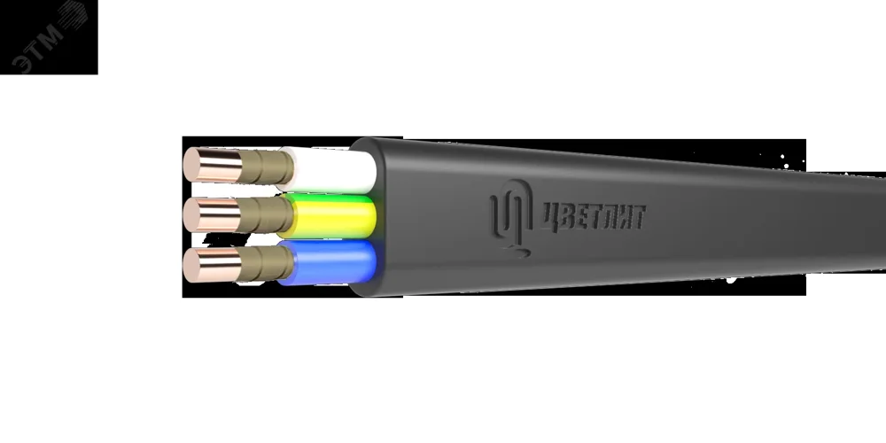 Кабель силовой ВВГ-Пнг(А)-FRLS 3х2,5ок(N,PE)-1 (100 м) ТРТС